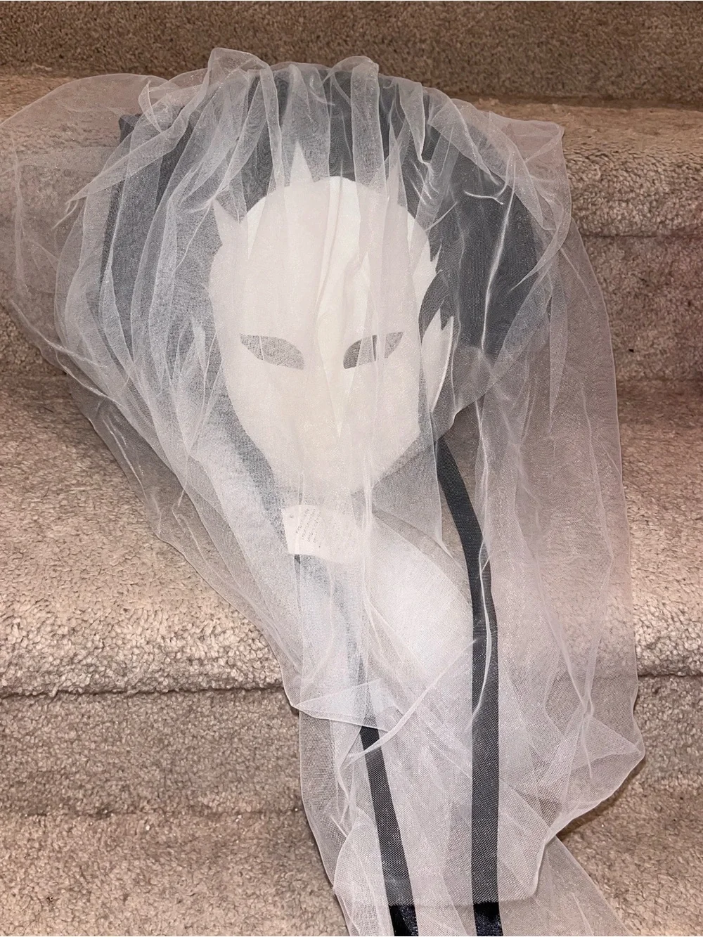 New Black & White Day of the Dead Party Mask Women bride Mask Decorated mask